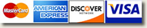 A group of logos for american express, discon and mastercard.